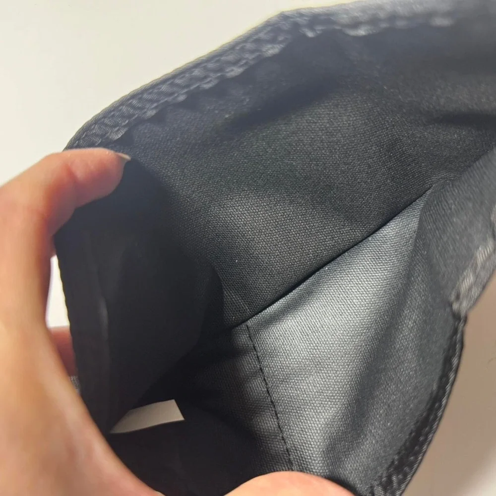 Y2K‎ DARKSTAR Skateboarding Black Canvas Wallet